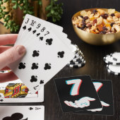 Lustig 67 Sechs Sieben Meme Paar passend Spielkarten (In Situ)