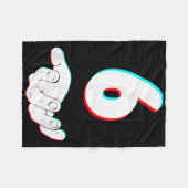 Lustig 67 Sechs Sieben Meme Paar passendes Hallowe Fleecedecke (Vorderseite (Horizontal))