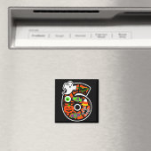 Lustig 67 Sechs Sieben Meme Paar passendes Hallowe Magnet (In Situ (Geschirrspüler))