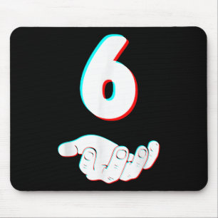 Lustig 67 Sechs Sieben Meme Paar passendes Hallowe Mousepad