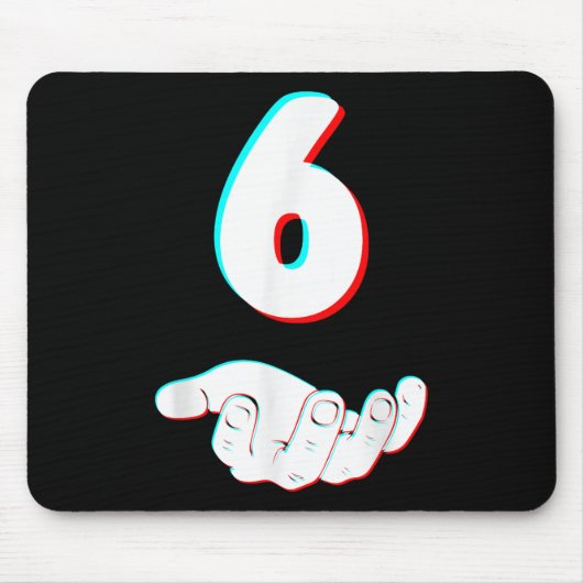 Lustig 67 Sechs Sieben Meme Paar passendes Hallowe Mousepad (Vorne)