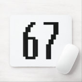 Lustig 67 Six Seven Meme Paar passend Retro Arca Mousepad (Mit Mouse)