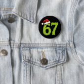 Lustig 67 Weihnachten Six Seven Meme 6 7 Teens Jun Button (Beispiel)