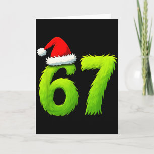 Lustig 67 Weihnachten Six Seven Meme 6 7 Teens Jun Karte