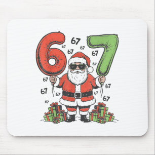 Lustig 67 Weihnachtsmann Sechs Sieben Weihnachten Mousepad