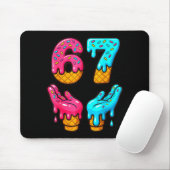 Lustig 6 7 67 Sechs Sieben Meme  Mousepad (Mit Mouse)