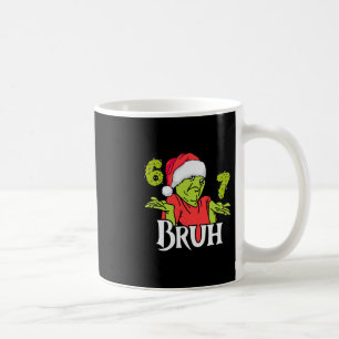 Lustig 6 7 Bruh Frohe Weihnachten Santa 67 Meme Mä Kaffeetasse