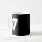 Lustig 6 7 Meme Six Seven Gen Alpha Slang 67 Kaffeetasse (Vorderseite Links)
