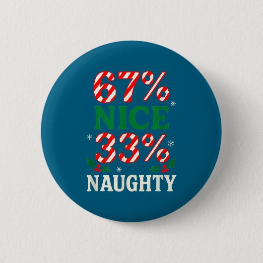 Lustig 6 7 Meme Unanständig 67 Button (Vorderseite)