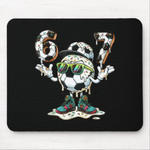 Lustig 6 7 Sechs Sieben 67 Fußball Meme Glasierte  Mousepad