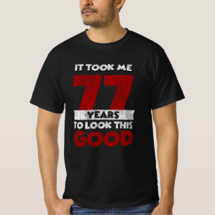 Lustig 77 Jahre alte Vintage-Geschenke zum 77. Geb T-Shirt