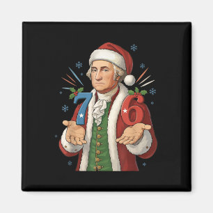 Lustig 7-6 6-7 George Washington Santa 67 Meme Chr Magnet