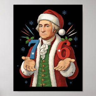 Lustig 7-6 6-7 George Washington Santa 67 Meme Chr Poster