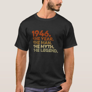 Lustig 80 Jahre alt Geboren 1946 Design für Bday T-Shirt