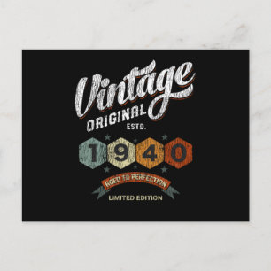 Lustig 85 Jahre alt 1940 Vintage 85. Geburtstagsge Postkarte