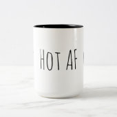 Lustig AF Zweifarbige Tasse (Mittel)