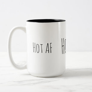 Lustig AF  Zweifarbige Tasse