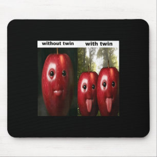 Lustig Alberne Ai Apple Gen Z Meme Brainrot Humor  Mousepad