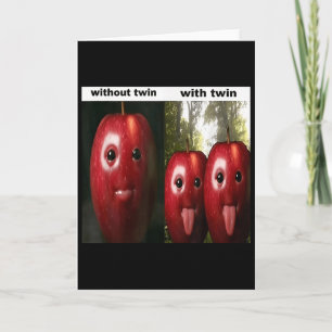 Lustig Alberner Ai Apfel Gen Z Meme Brainrot Humor Karte