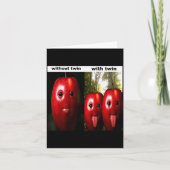 Lustig Alberner Ai Gen Z Meme Brainrot Humor Zwill Karte (Vorderseite)