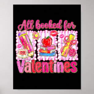 Lustig Alles Gebucht Für Valentinstag Lehrer Schul Poster