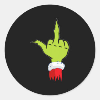 lustig & amp; freche Weihnachtsmusik für Erwachsen Runder Aufkleber