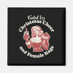 Lustig angetrieben von Weihnachtsstimmung und weib Magnet