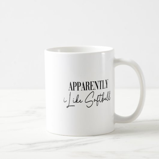 Lustig Anscheinend mag ich Softll Kaffeetasse (Rechts)