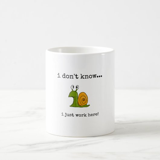 Lustig, Arbeit, Zitat, Kaffeetasse (Mittel)