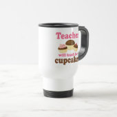 Lustig arbeitet für Kuchen-Lehrer Reisebecher (VorderseiteRechts)
