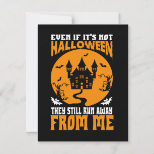 Lustig, auch wenn es nicht Halloween ist Feiertagskarte