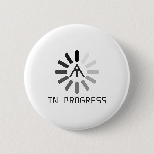 Lustig auf dem (Appalachian Trail) im Gange Button (Vorderseite)