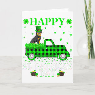 Lustig auf einer Diät und irischer St. Patricks Da Karte