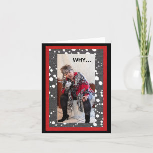 Lustig auf einer stationären Fahrradkarte sitzen Karte