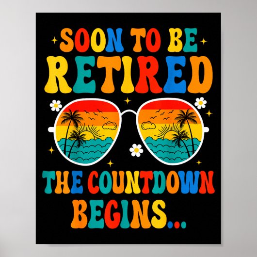 Lustig Bald Im Ruhestand Der Countdown Beginnt Für Poster (Vorne)