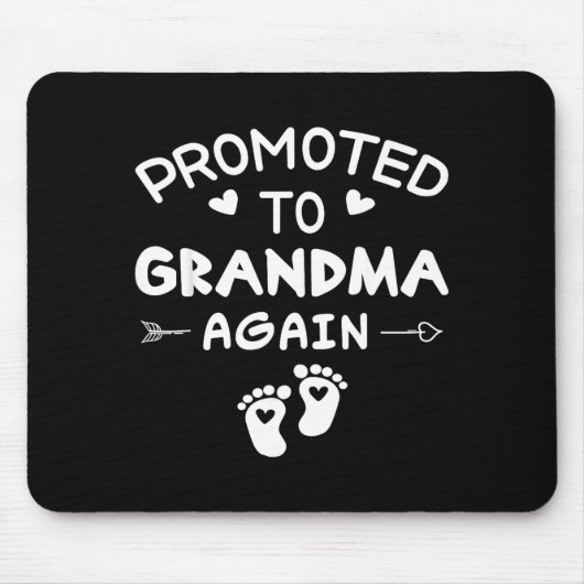 Lustig bald Oma wird bald Großmutter Mousepad (Vorne)