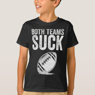 Lustig beide Teams saugen Super Football Bowl Part T-Shirt