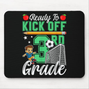 Lustig bereit für den Kickoff 3. Klasse Fußball zu Mousepad