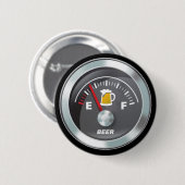 Lustig - Bier-Meter Fill'er hohes Messgerät Button (Vorne & Hinten)