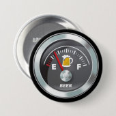 Lustig - Bier-Meter Fill'er hohes Messgerät Button (Vorne & Hinten)