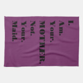 Lustig bin ich Ihre Mutter nicht Ihr Mädchen Handtuch (Horizontal)