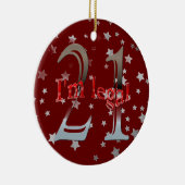 Lustig bin ich legales 21. keramikornament (Rechts)