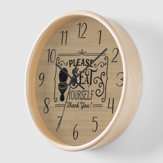 lustig, bitte setzen Sie Ihr Bad ein Uhr (Winkel)