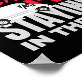Lustig bleibe ich im Van Phasmophobia Poster (Ecke)