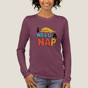 Lustig Brauche Ein Nickerchen Süßer Schlafender Ca Tri-Blend Shirt