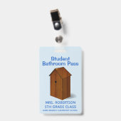 Lustig bringen Sie heraus Ausweis (Vorderseite mit Clip)