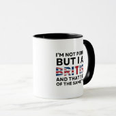 Lustig Britisch Tasse (VorderseiteRechts)
