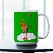 Lustig, Bunt, Verschroben, Cartoon-Charakter Kaffeetasse