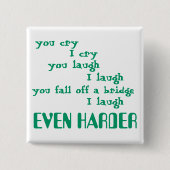 lustig button (Vorderseite)