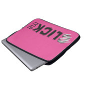 Lustig (C) lecken Sie mich Laptopschutzhülle (Vorne Knopf)